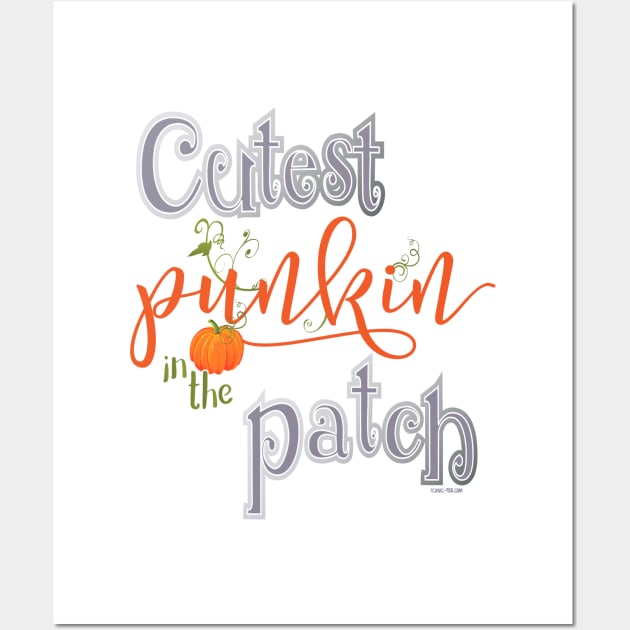 Cutest Punkin in the Patch Wall Art by IconicTee
